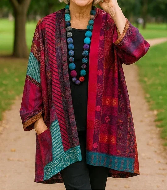 Astrid - Cárdigan Drapeado Elegante