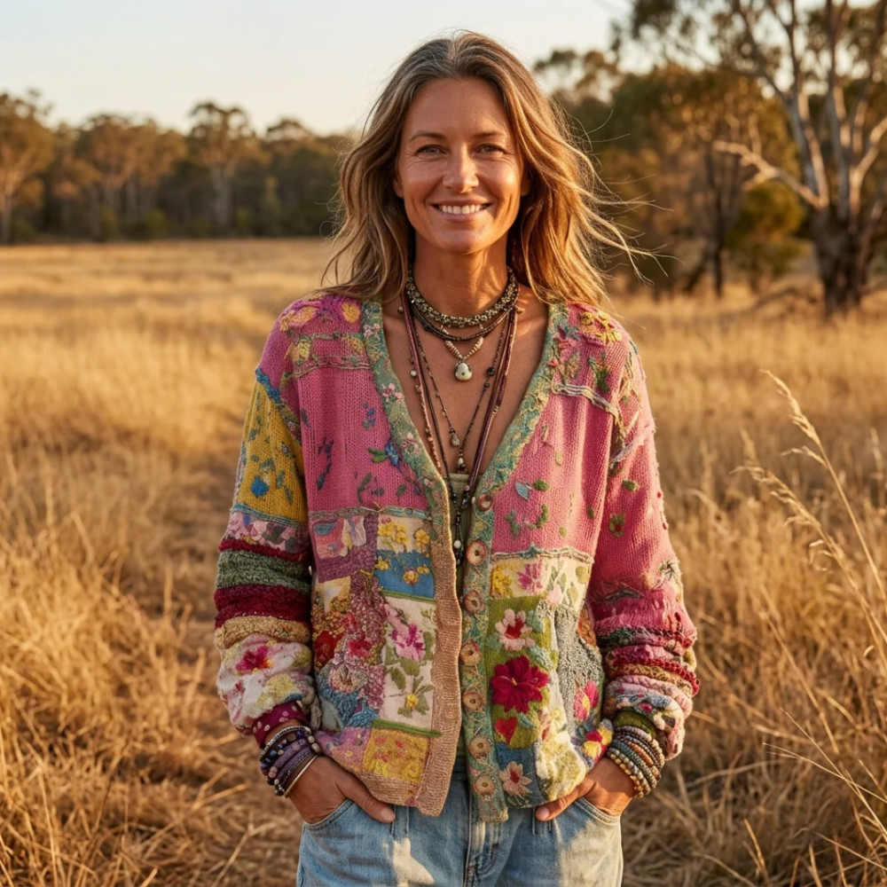 Milla™ Chaqueta de Punto Boho