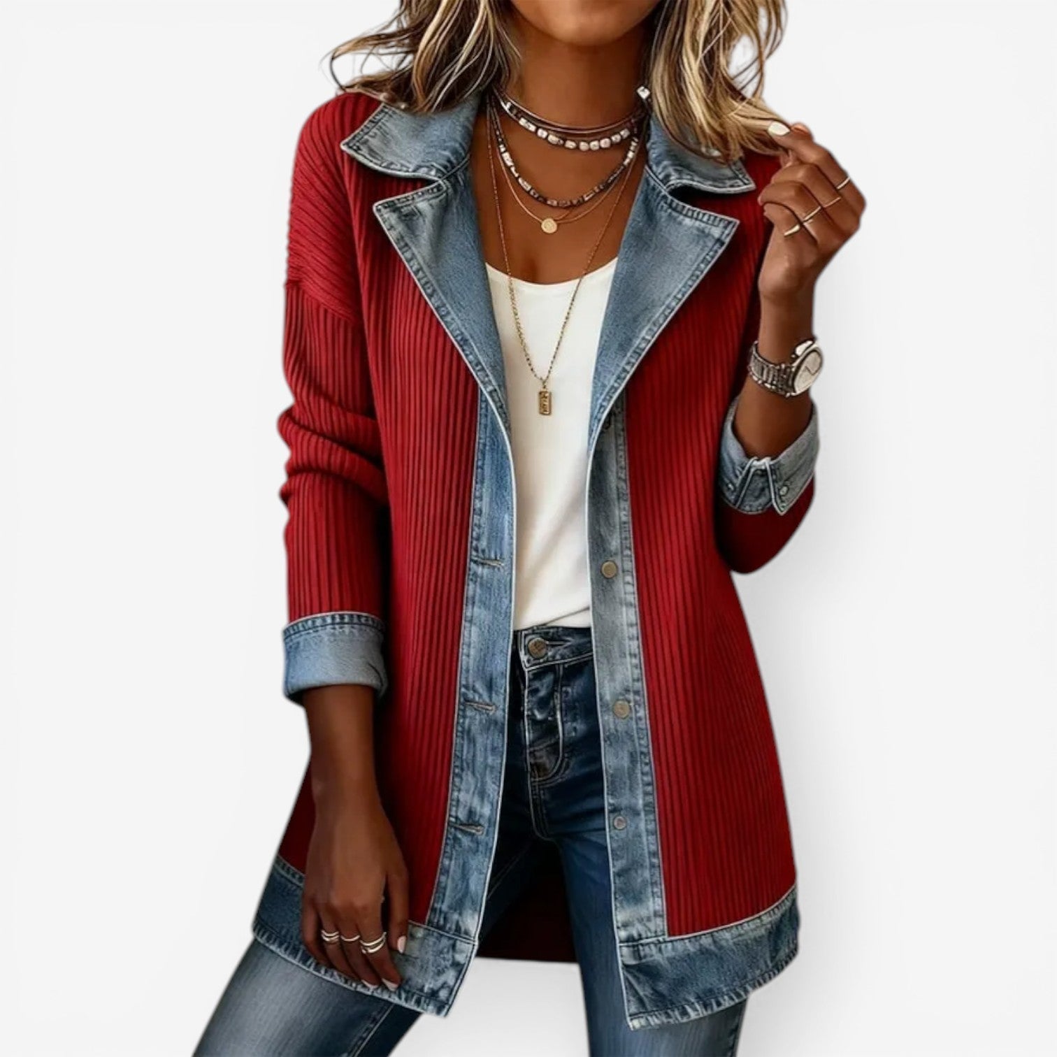 Liv - Chaqueta Denim Relajada