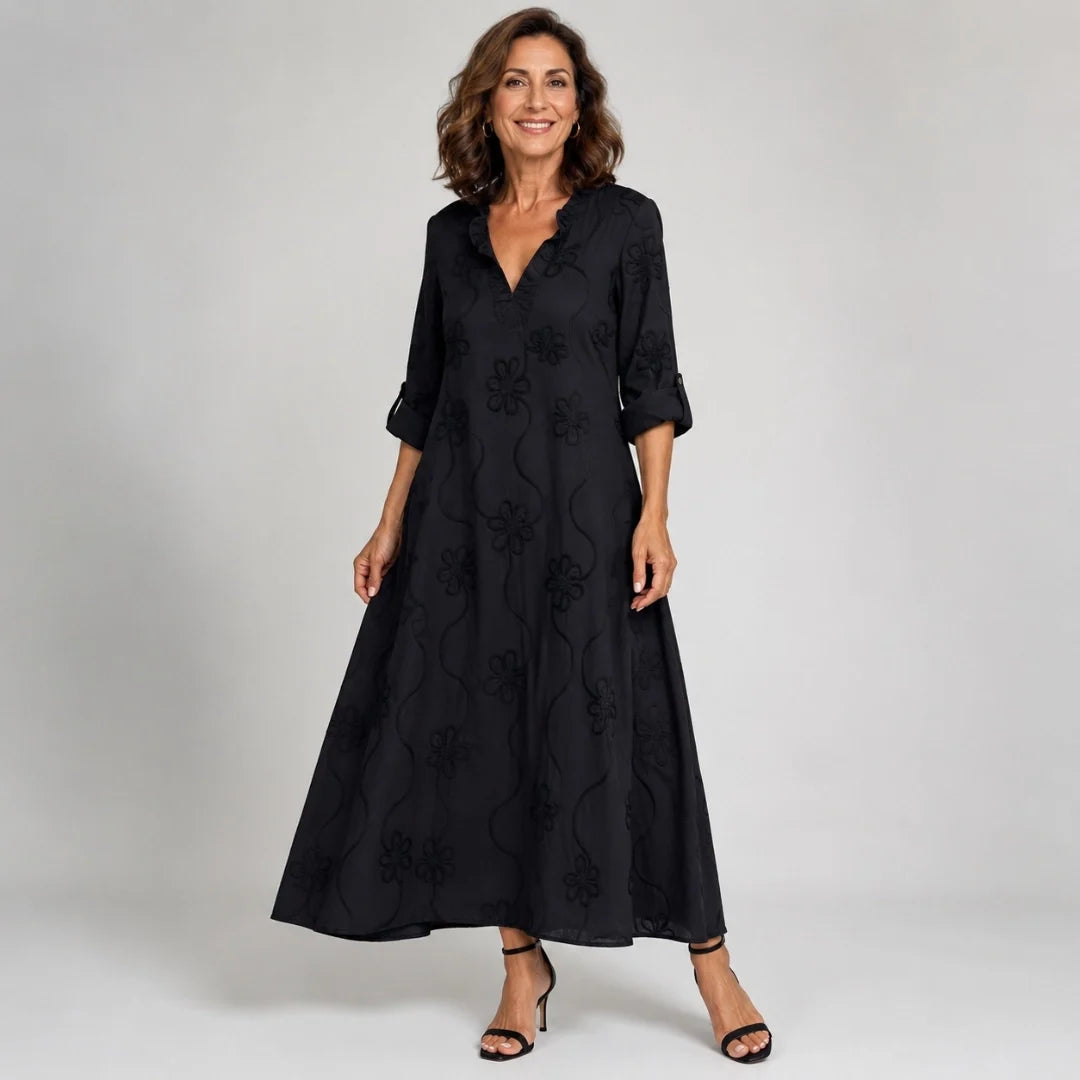 Bonifacia™  Vestido Largo de Lino